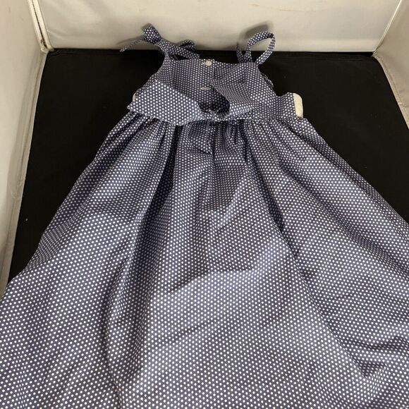 Southern Sunshine Smocked CRABS, Polkadots Blue & White Sundress Sz 3 - Picture 4 of 9